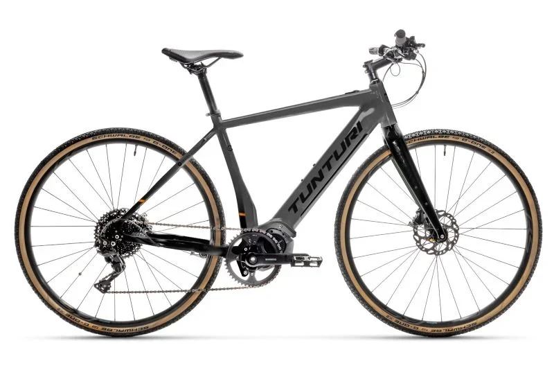 Tunturi E-Gravel harmaa