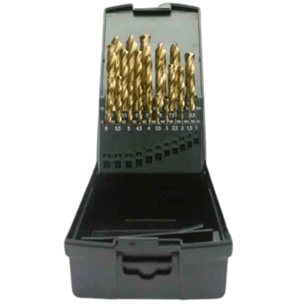HSS-G TiN-porasarja 1-13 mm (25 osaa)