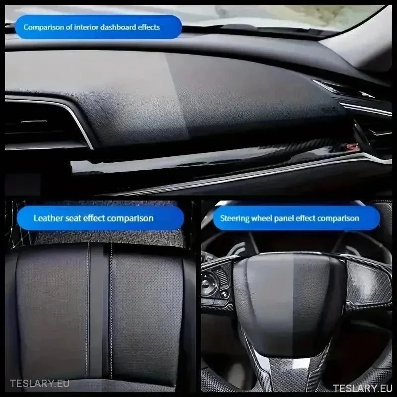 Nahkapuhdistusvoide Tesla PU -nahkaistuimille ja sisätiloille