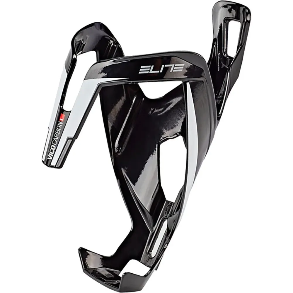 ELITE VICO Carbon -pullojen ripustin Musta / loistavan valkoinen