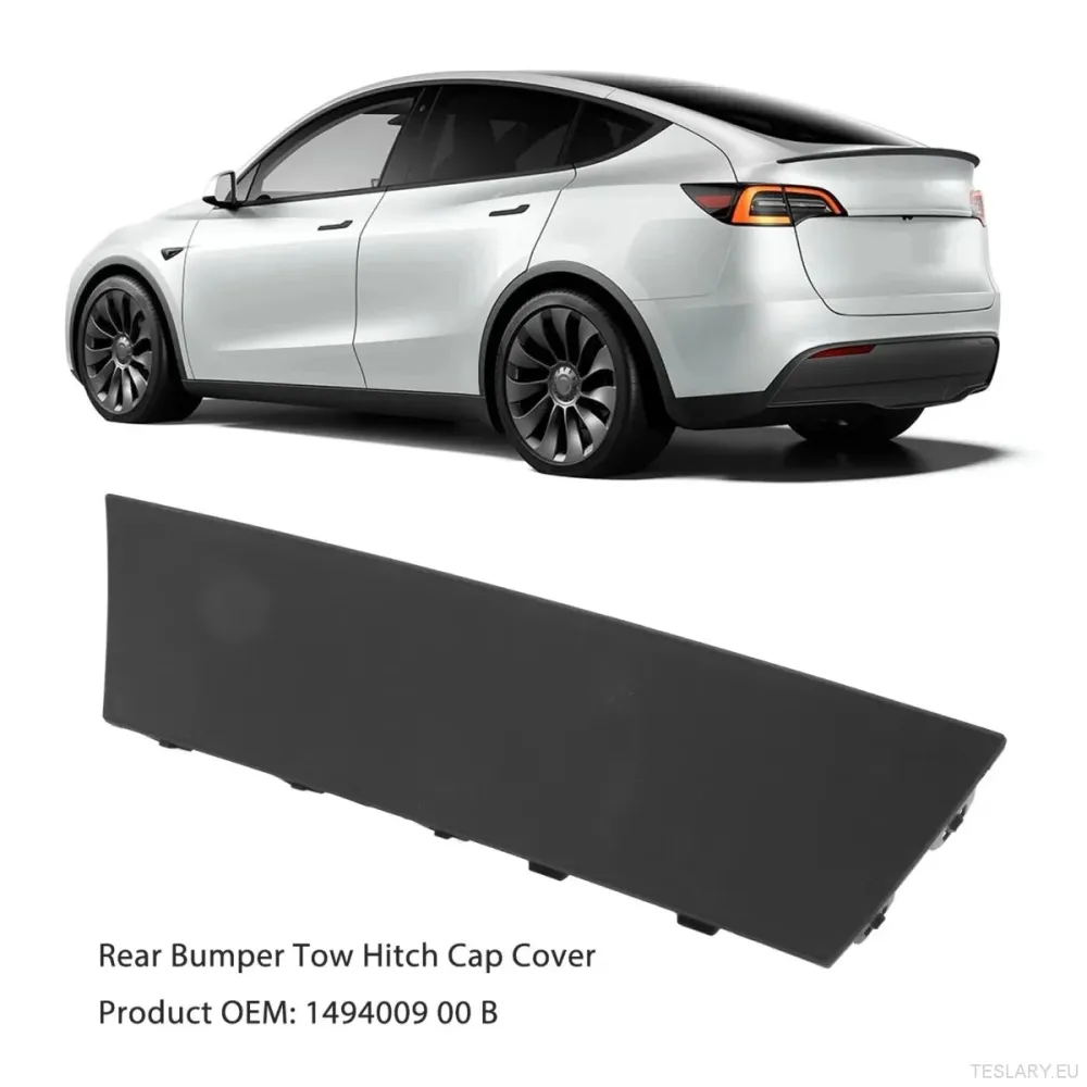 Tesla -malli Y 2022 - 2025 Takapuskurin vetokoukkujen kannen kannen lautaskorvaus Tesla -mallin y -silmäkoukun kansi