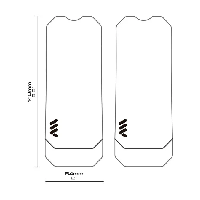ALL MOUNTAIN STYLE Liimattu kampiakselin suojus Musta