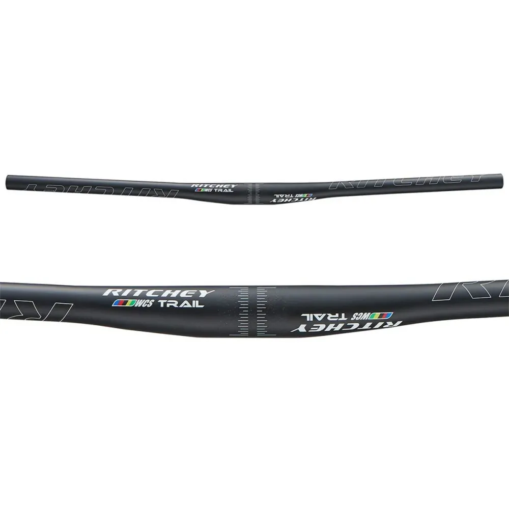 RITCHEY WCS TRAIL FLAT Carbon Rise +/-5mm 31.8/740mm Musta ohjaustanko