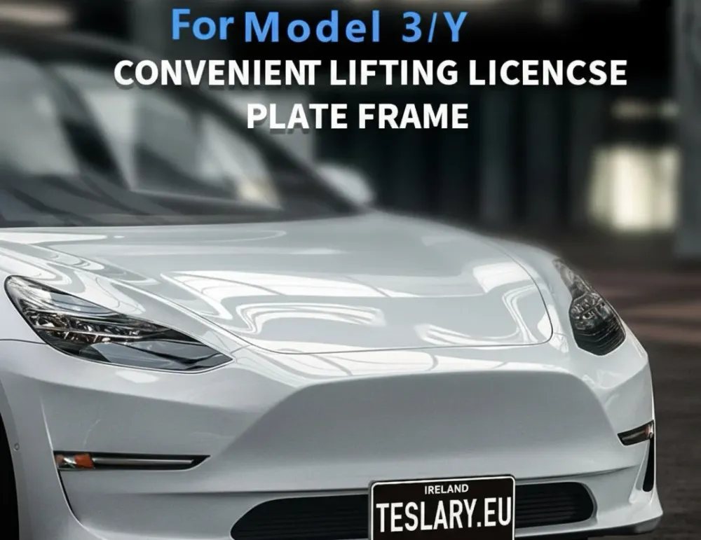 Rekisterikilven haltija, joka sopii Tesla -malliin Y 2022 - 2025