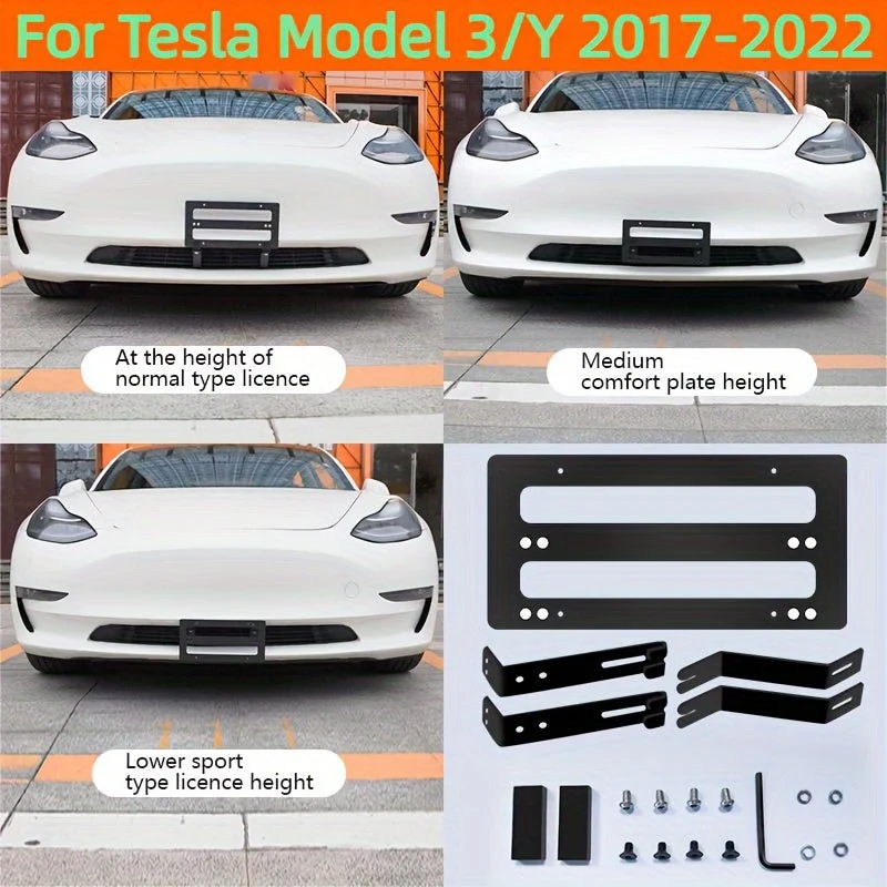 Rekisterikilven haltija, joka sopii Tesla -malliin Y 2022 - 2025
