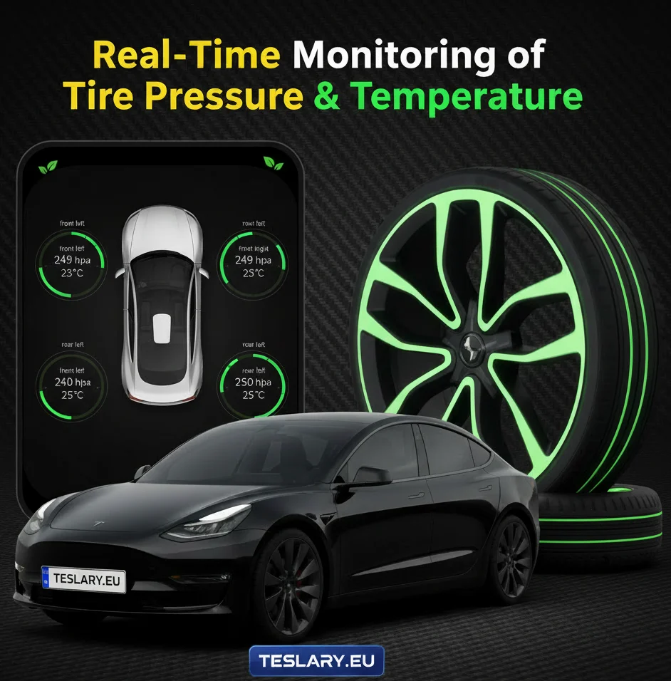 Rengaspaineen TPMS -anturit Teslalle 3 y s x 2021 - 2024