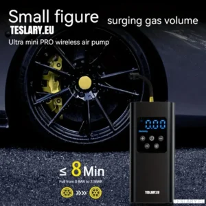 Kannettava akkukäyttöinen rengaskompressori Tesla -mallille 3 y s x - 4500mAh