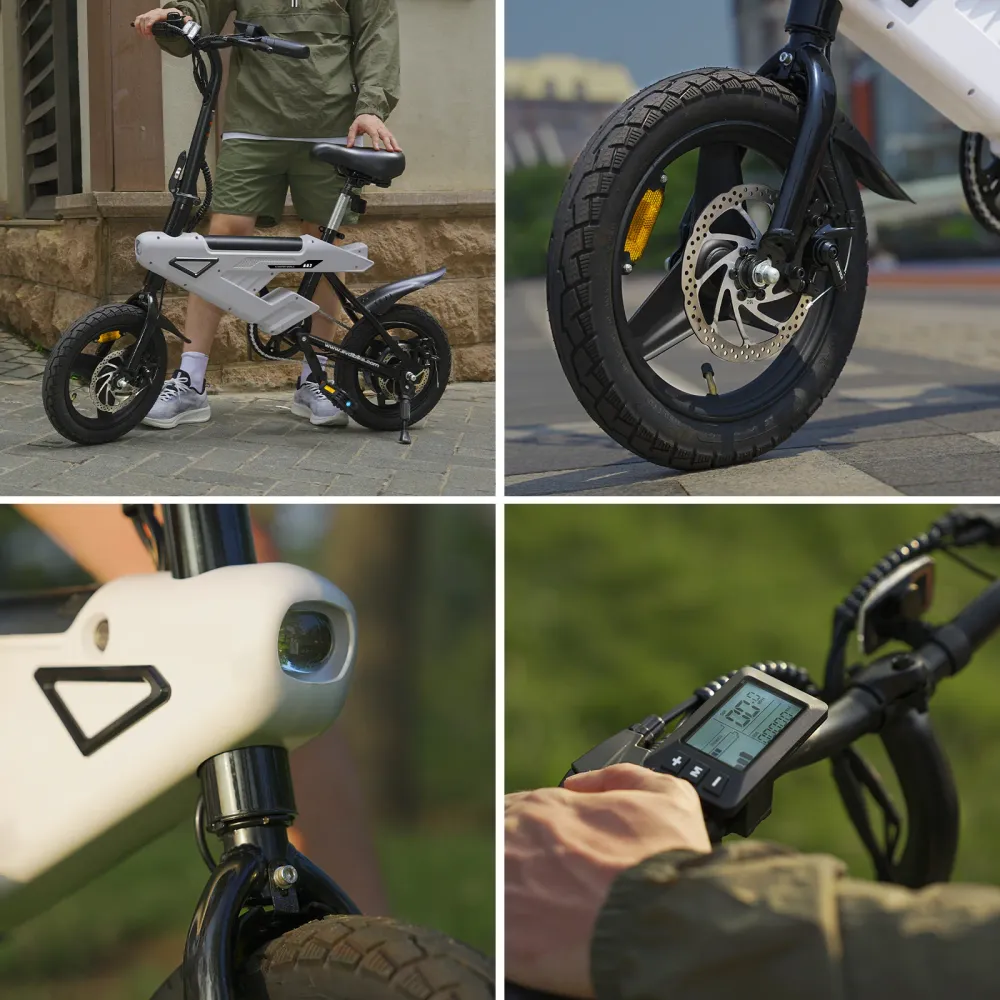 AVDL A02 250W Taitettava Sähköpyörä 14" 230Wh Sähköpyörä
