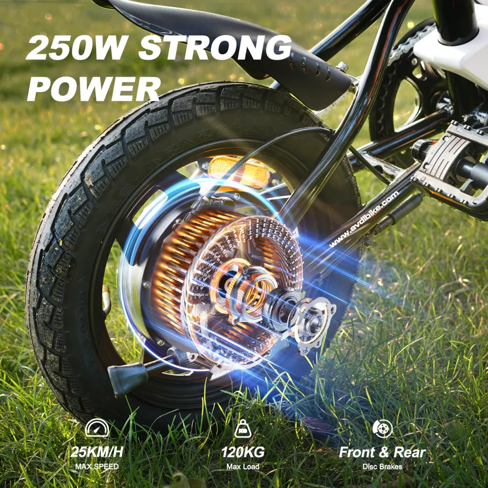 AVDL A02 250W Taitettava Sähköpyörä 14" 230Wh Sähköpyörä