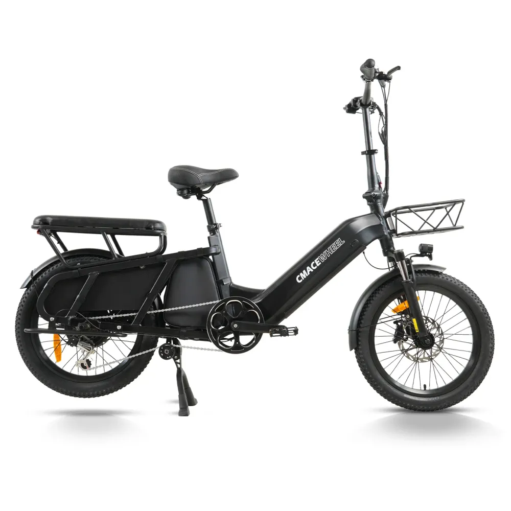 CMACEWHEEL HQ20 500W 20" Sähköpyörä 960Wh Pitkäperä Cargo E-Pyörä Momenttianturin kanssa 48V 20Ah Akulla
