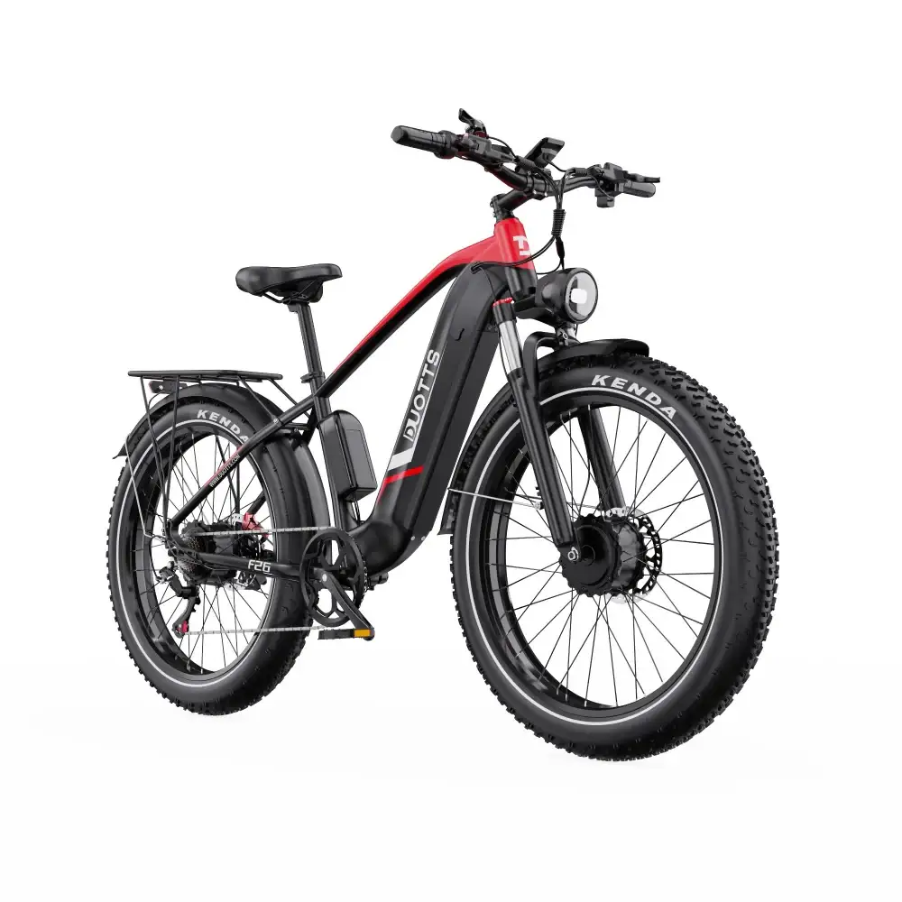 DUOTTS F26 750W*2 Kaksimoottorinen 26" Paksurenkainen Polkupyörä 960Wh Maastoauto Sähköpyörä 48V 20Ah Akku
