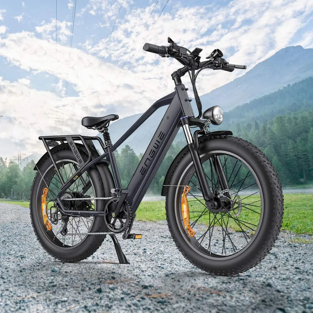 Engwe E26 250W 26" leveärenkainen sähköavusteinen retkipyörä 768Wh 48V 16Ah maastoajopyörä