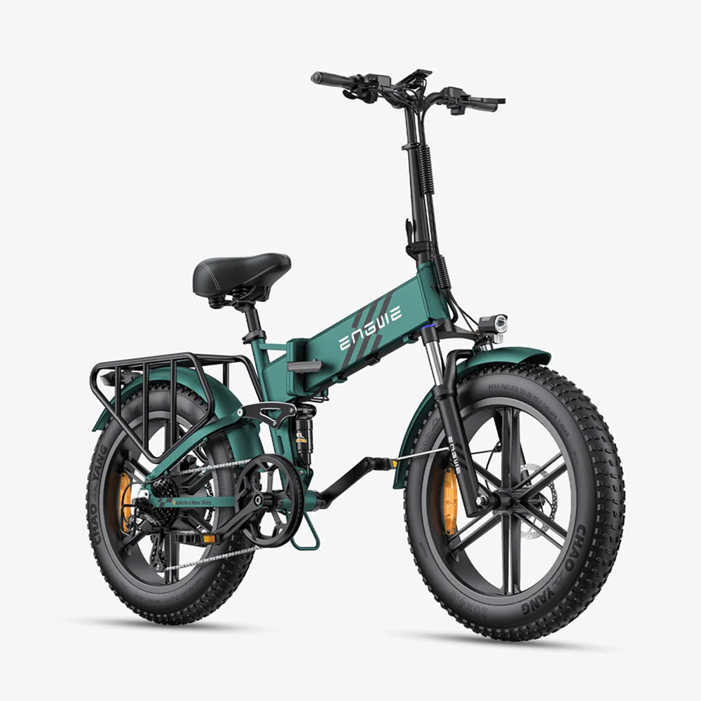 Engwe Engine Pro 2.0 750W 20" Fat Bike 768Wh Taitettava Sähkövuoristopyörä Vääntö Anturi 48V 16Ah Akku