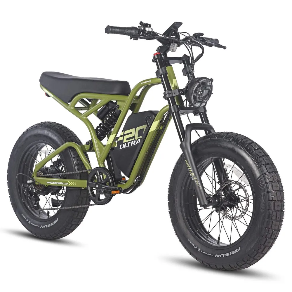 Fafrees F20 Ultra 750W 20" fatbike 1200Wh sähkömaastopyörä 48V 25Ah akulla E-MTB
