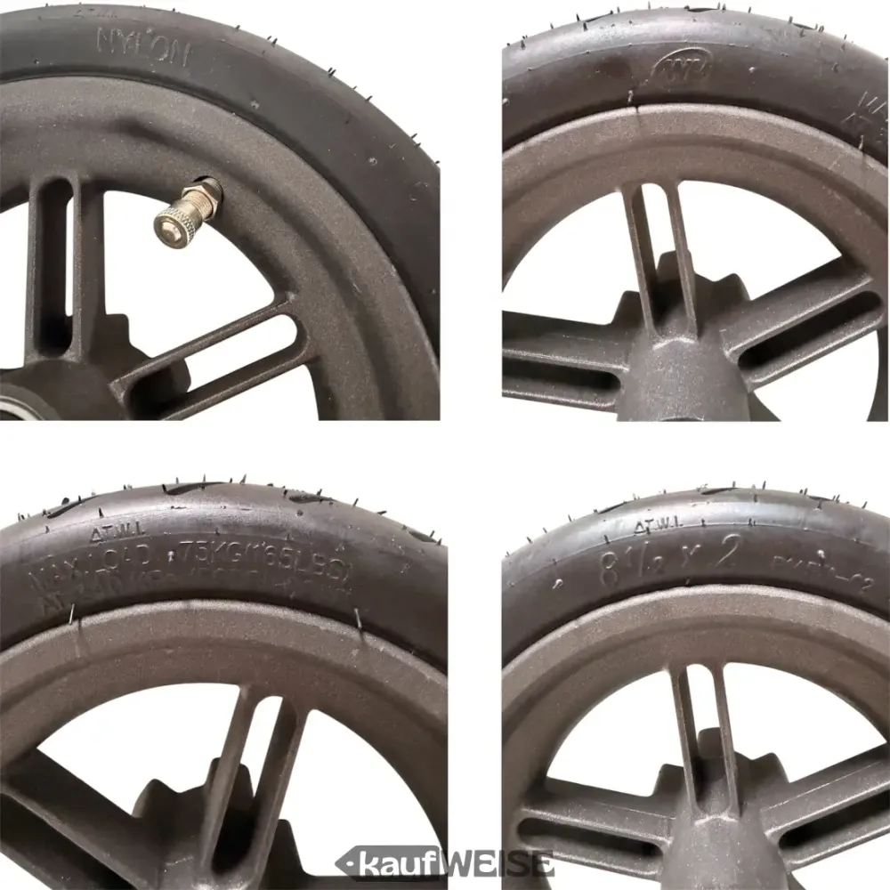 Takarengas Täyspaketti E-Scooter Xiaomi WL(8,5 tuumaa) | Gooirs Vanteella | Ilmarengas | Asennusvalmis M365, 1S, Pro 2, Mi 3