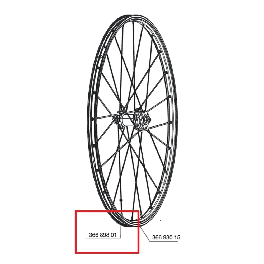 12 kpl MAVIC CROSSONE/CROSSRIDE 26" 264mm etu-/takapyörätelineet