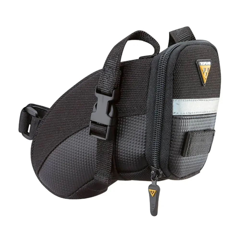 TOPEAK AERO WEDGE PACK STRAP Satulalaukku - S Musta