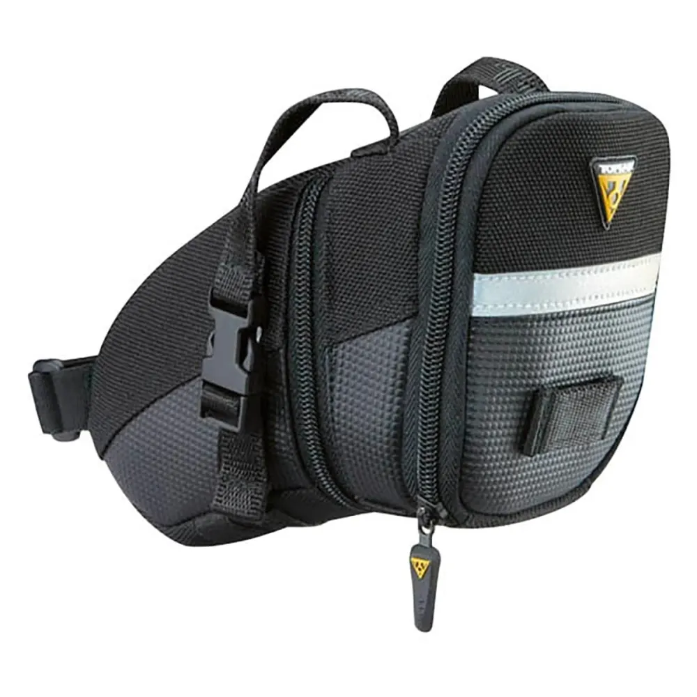 TOPEAK AERO WEDGE PACK STRAP satulalaukku - M Musta