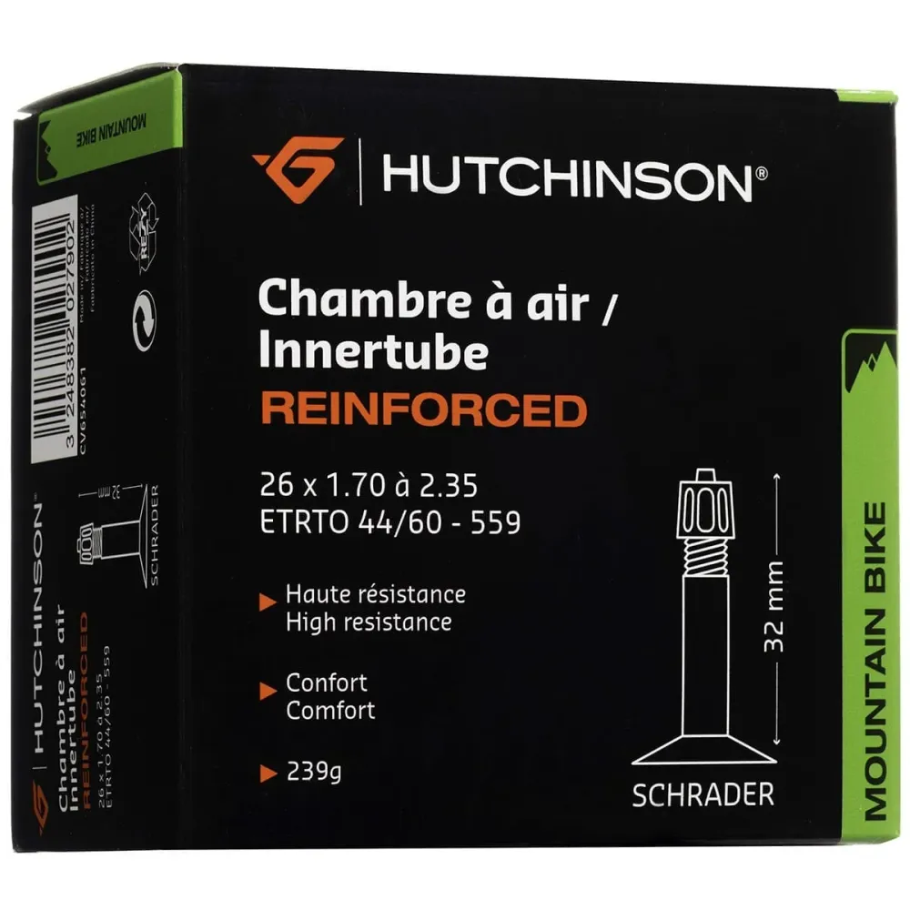 HUTCHINSON REINFORCED sisäkumi 26x 1.70 - 2.35 Schrader 32mm
