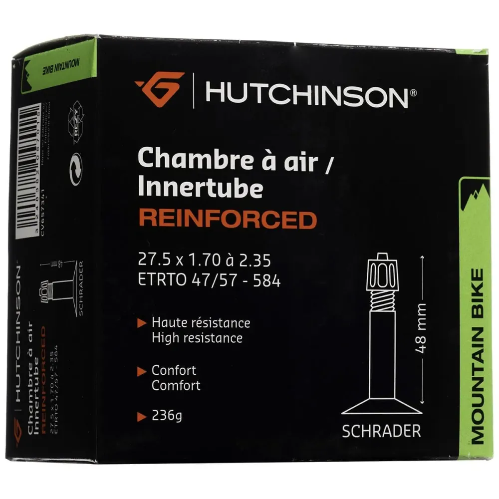 HUTCHINSON REINFORCED sisäputki 27.5x 1.70 - 2.35 Schrader 48mm