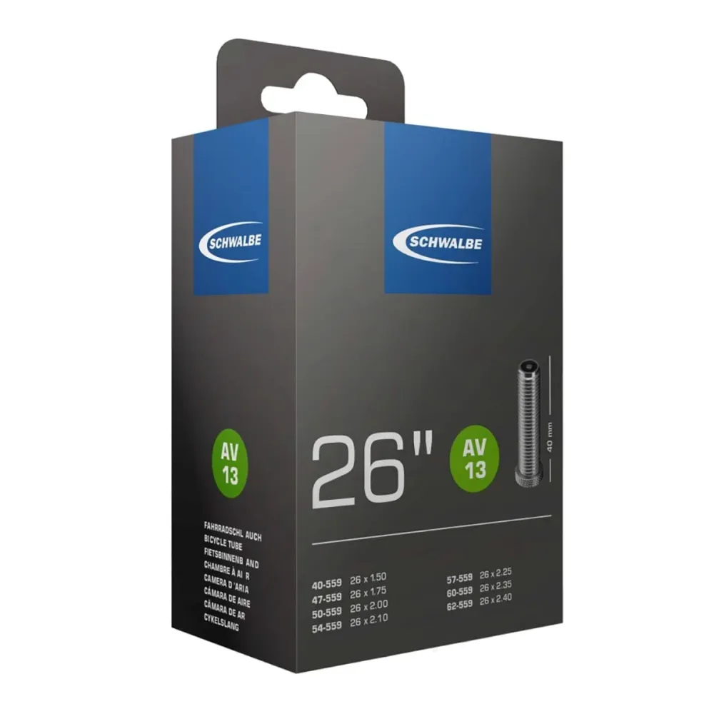 SCHWALBE AV13 sisäputki 26x1.50/2.50 Schrader 40 mm
