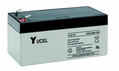 Y2.8-12 12 V-2,8AH Yuasa Yucel Sla -akku