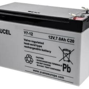 Y7-12 12V-7AH Yuasa Yucel Sla -akku