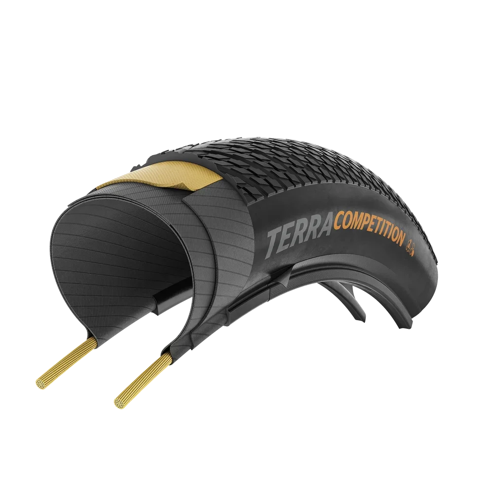 CONTINENTAL TERRA COMPETITION TRAIL GRIP 700x40c Tubeless Ready Ruskea rengas