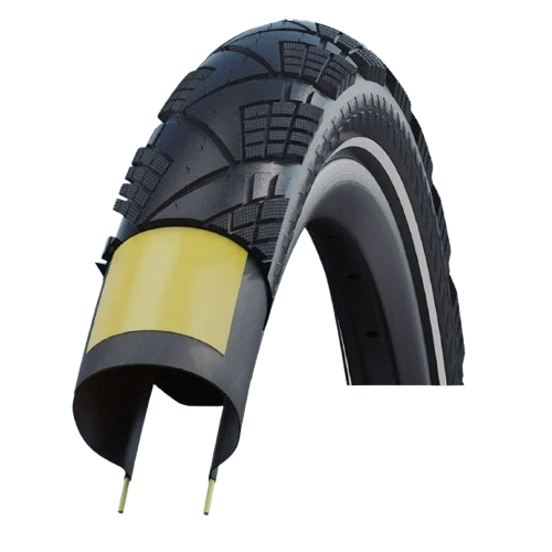 SCHWALBE MARATHON EFFICIENCY 700x50 ADDIX V-Guard Reflex TubeType Soft Musta rengas
