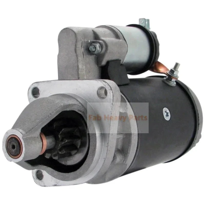 12V 10T käynnistysmoottori 26198 2873A015 265-50102 Sopii Massey Fergusonin maataloustraktoriin MF-298 Perkins A4.318 1983...