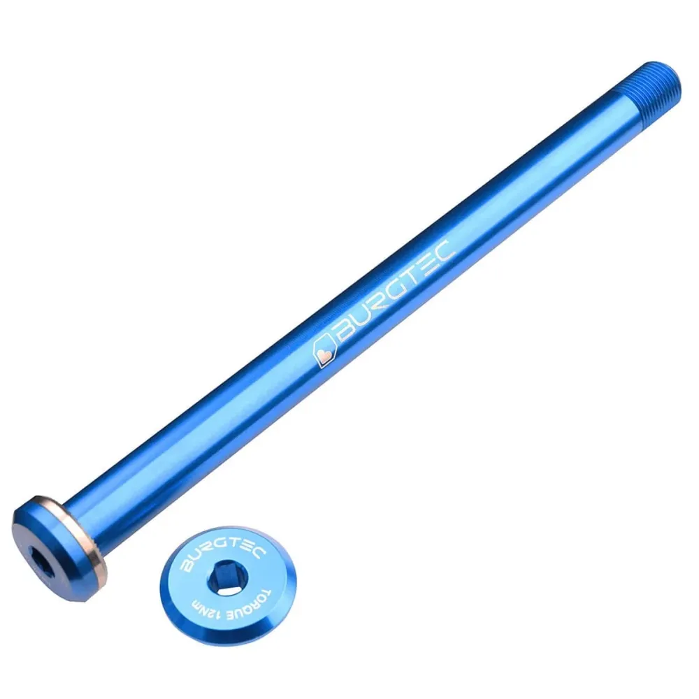 BURGTEC 168.5mm takapyörän akseli Santa Cruzin runkoihin Sininen