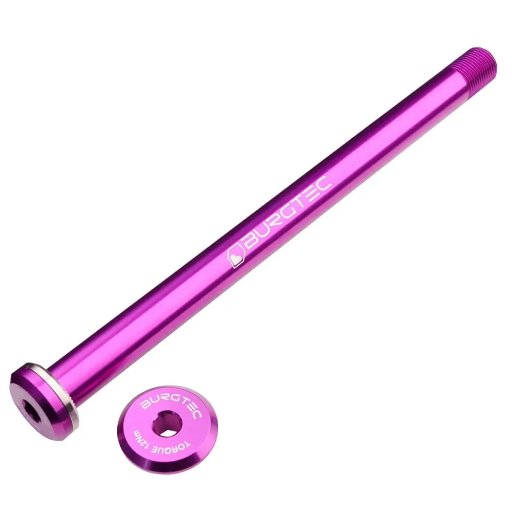 BURGTEC 168.5mm takapyörän akseli Santa Cruzin runkoihin Violetti