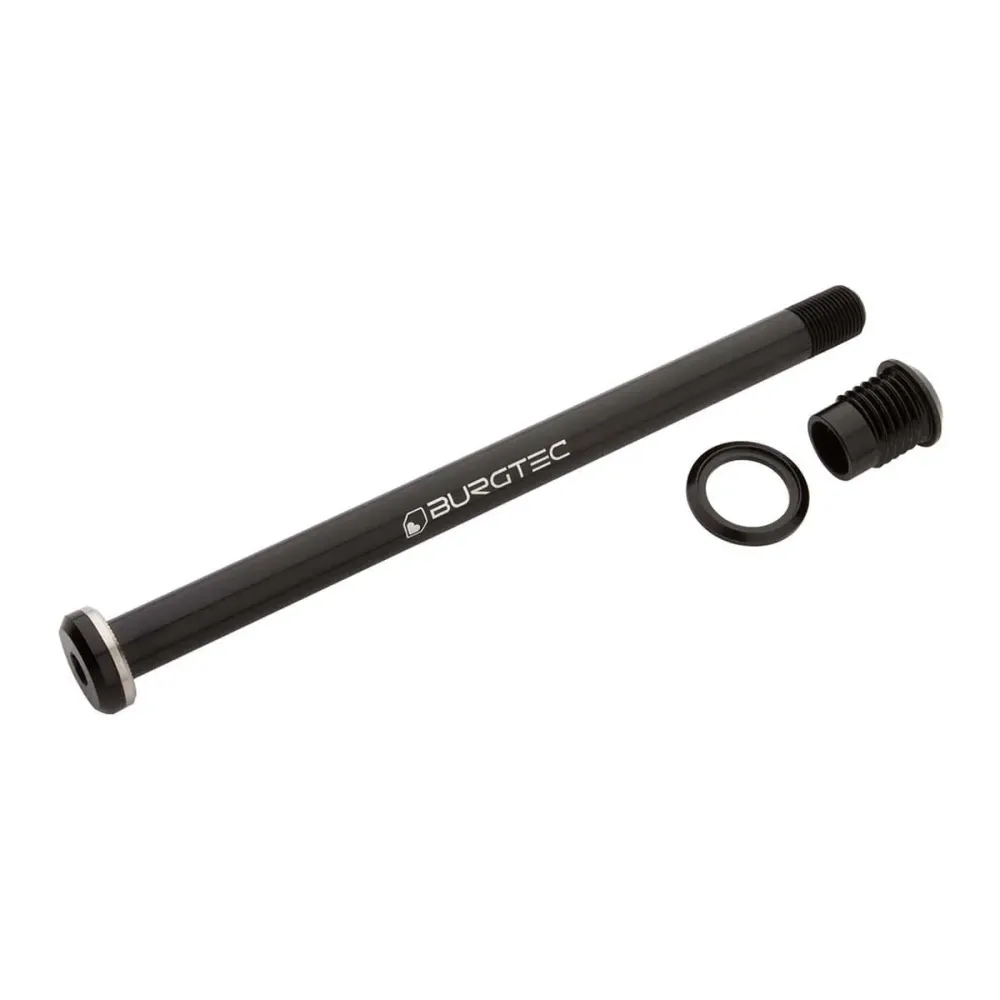 BURGTEC 173.7mm takapyörän akseli Santa Cruzin runkoihin Musta