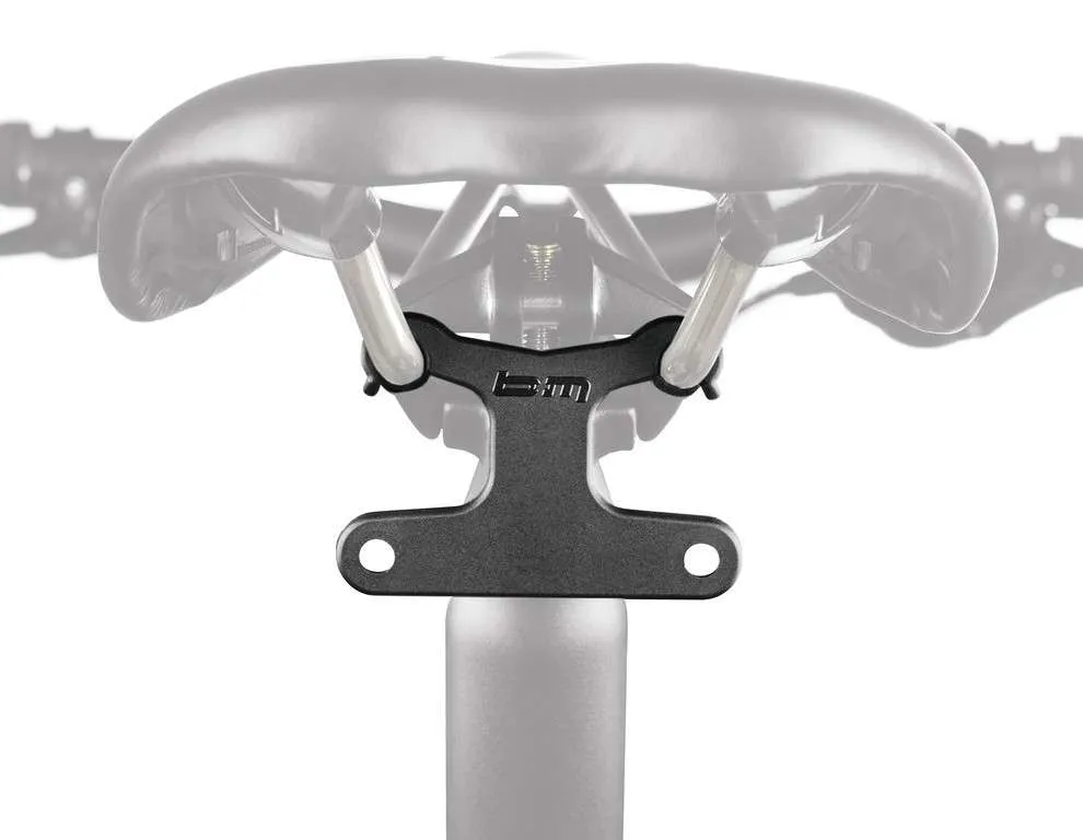 Busch + Müller Saddle Rail Mount 50mm Takavalokiinnike Satulan Kiskoihin