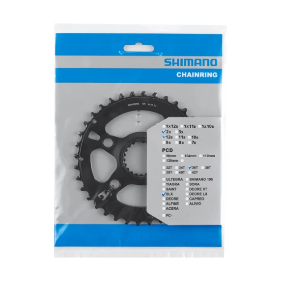 SHIMANO SLX ulkoinen ketjupyörä FC-M7100-2/FC-M7120-B2:een (26-36 hammasta) 12V