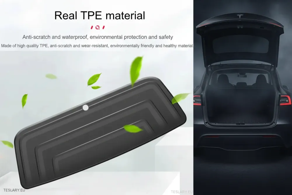 Tesla -malli y tavaratilan oven premium tpe raskas suojamato