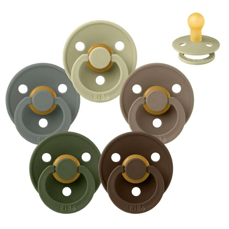 Bibs Pyöreä Colour Tutti - Sampak - 5 kpl. - k. 1 - Metsänpohja