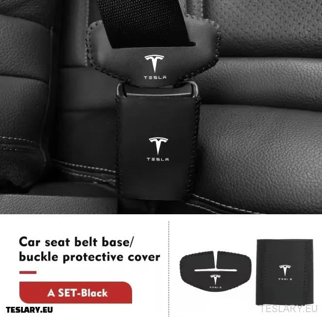 Tesla-malli 3 y s x auton turvavyön solki-naarmuuntumaton suojaus Tesla-logolla