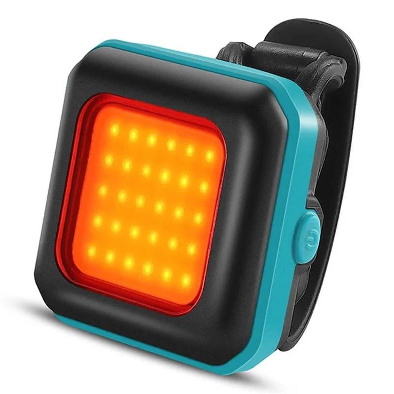 LED-turvavalo polkupyörään - Sininen takavalo / Punainen valo