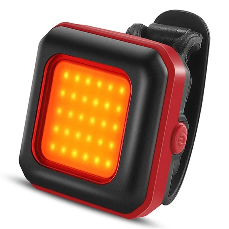 LED-turvavalo polkupyörään - Takavalo punainen / Punainen valo