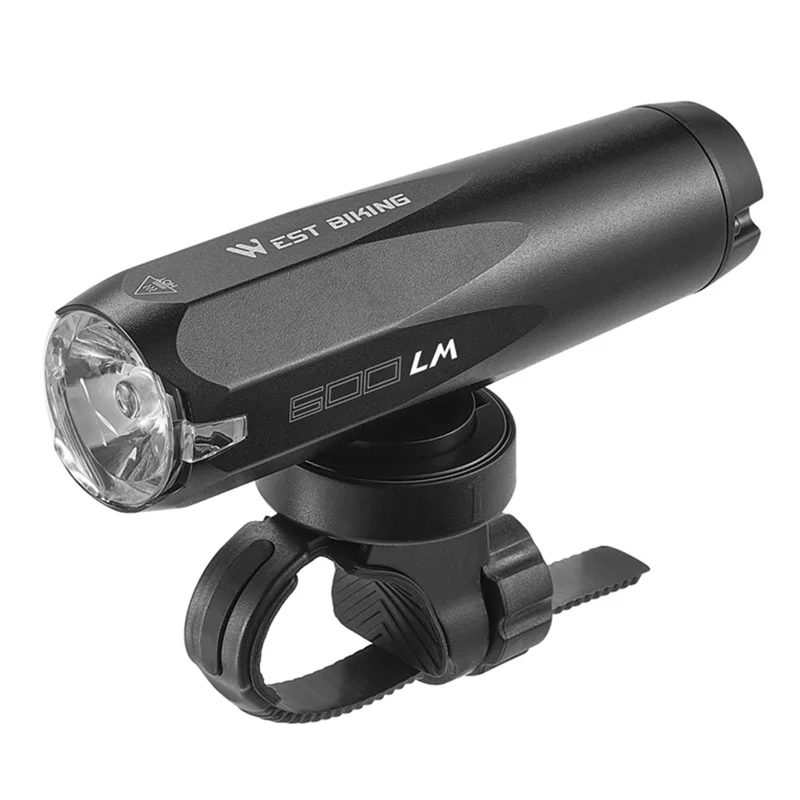 Monitoiminen pyöränvalo valon tunnistuksella 600 lumenia Type-C