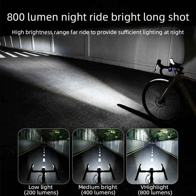 Phare Vélo ROCKBROS 800 lumenia, IPX6