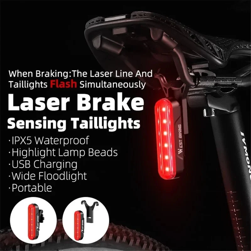 Pyörän takavalo jarrutunnistimella, laser, 5 älykästä jarrutustilaa