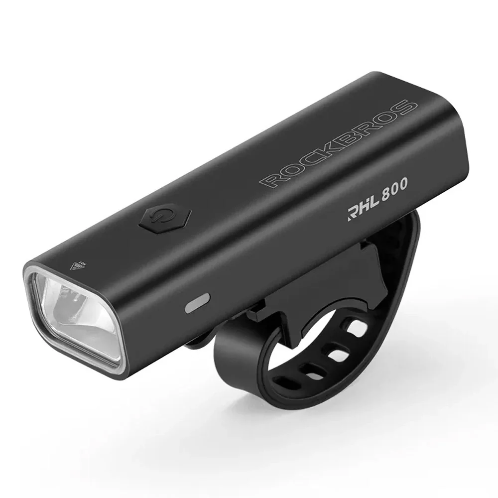 Rockbros 800 lm etupyörän lamppu + USB-C - USB- kaapeli