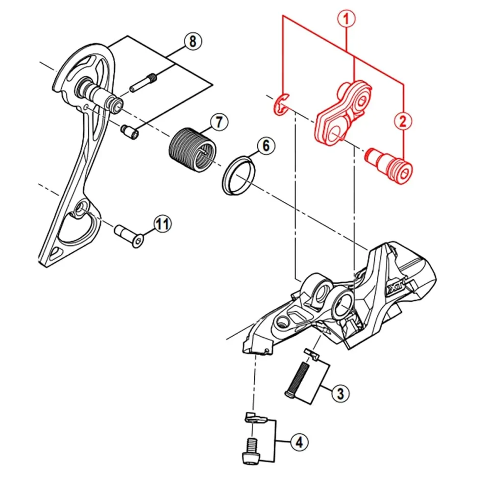 SHIMANO XT RD-M781 takavaihtajan ripustin #Y5Y098010