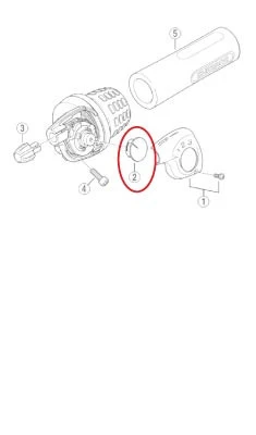 Shimano SL-3S35 Nexus 3v Numero-osoitin