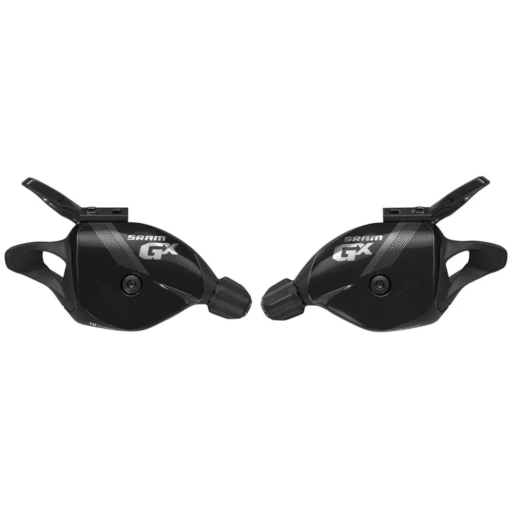 Pari SRAM GX 2x10V Trigger Shifters -vaihteita musta.