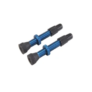2 kpl VAR Presta-venttiilejä Alumiini 35 mm sininen