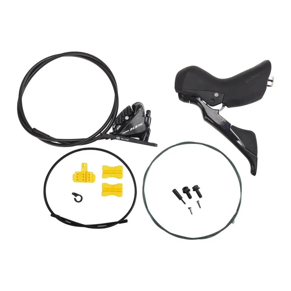 SHIMANO 105 R7020 Double Flat Mount Discless vasen vipu ja etusatula