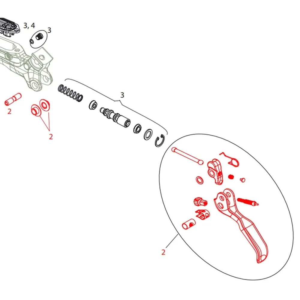 SRAM GUIDE R/RE jarruvipu #11.5018.003.012